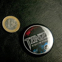 Big Button Tanz Logo (Black / 45mm)