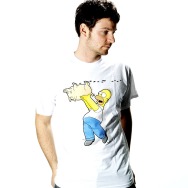 The Simpsons - Spiderpig Shirt (White)