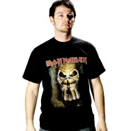 Iron Maiden - Eddie Finger Shirt (BLack)