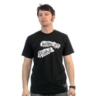 Midnight Operator Shirt (Black / White Print)