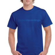 COCOON RECORDINGS T-SHIRT - ROYAL BLUE UNICOLOR