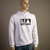 DJ Make It Louder Hooded Sweater (White)