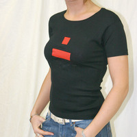 Girly Dialect Logo Shirt (Black / Red Logo)