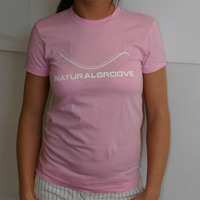 T-Shirt Natural Groove (pink)