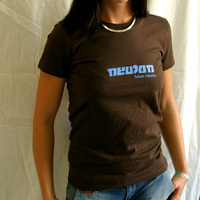 Girl Neuton Logo shirt (Brown)
