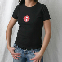 Plus 8 Rec Logo Girl-Shirt (Black)