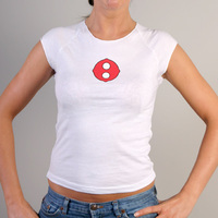 Plus 8 Rec Logo Girl-Top (White)