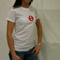 Plus 8 Rec Logo Girl-Shirt (White)
