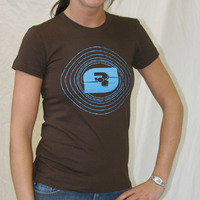 Girl SSens Records Logoshirt (Brown)