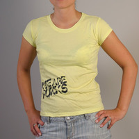 Datagirl Shirt We Are Punks (Lemon)