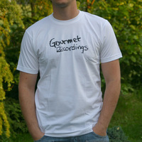 Gourmet Recordings Logoshirt (White)