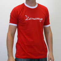 Karmarouge Ringershirt (Red / White)