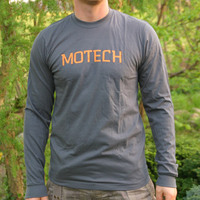 Motech Longsleeve (Asphalt / Orange Logo)