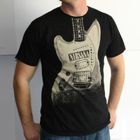 Nirvana Guitar Discharge Shirt (Black)