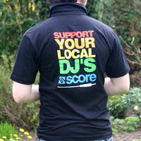 Support Your Local DJs Poloshirt (Black)