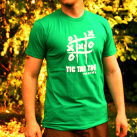 Tic Tac Toe Logo Shirt (Kelly Green)