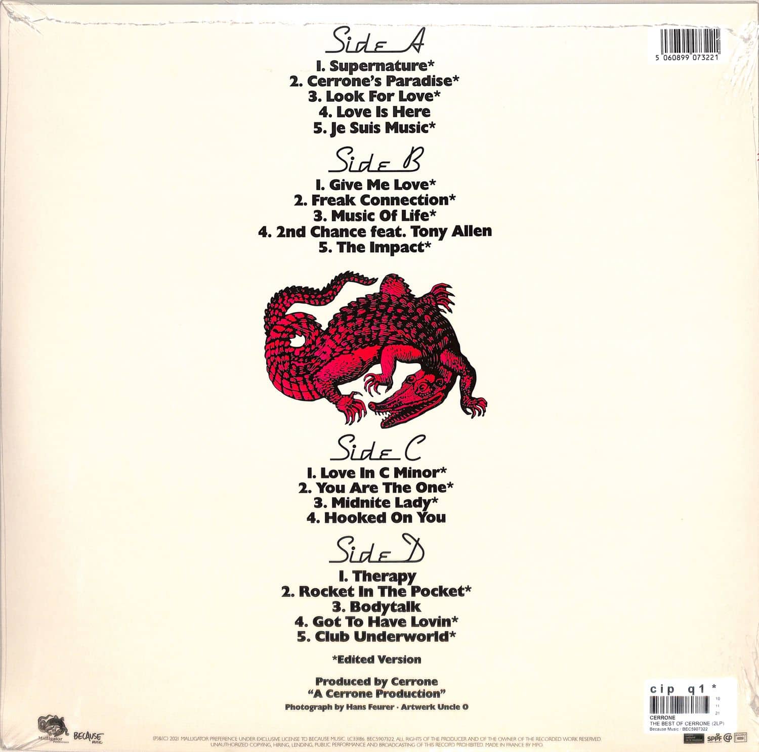 The Best Of Cerrone セローン The Best Of Cerrone セローン Cerrone - The Best Of Cerrone[2