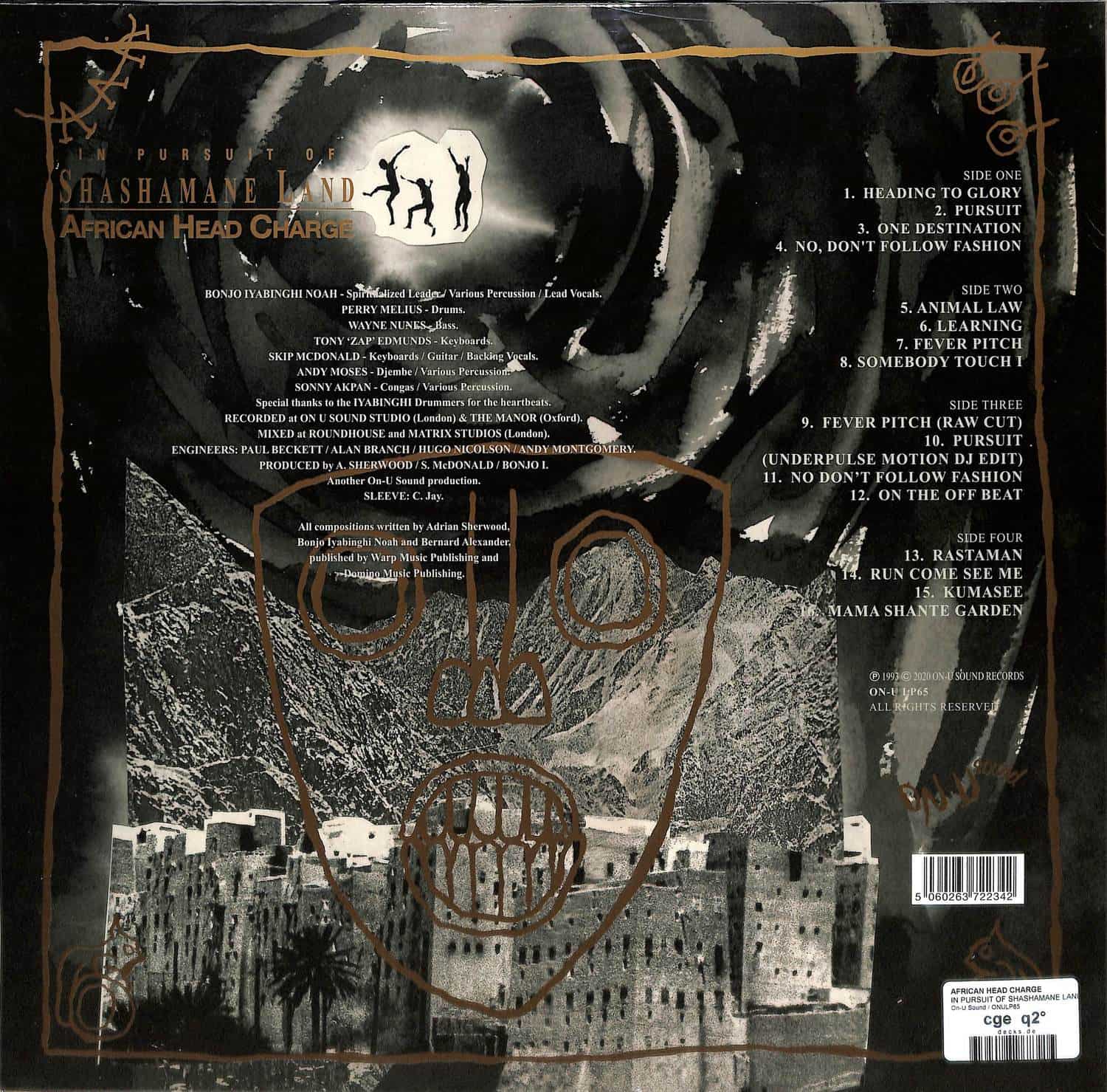 African Head Charge - IN PURSUIT OF SHASHAMANE LAND / On-U Sound