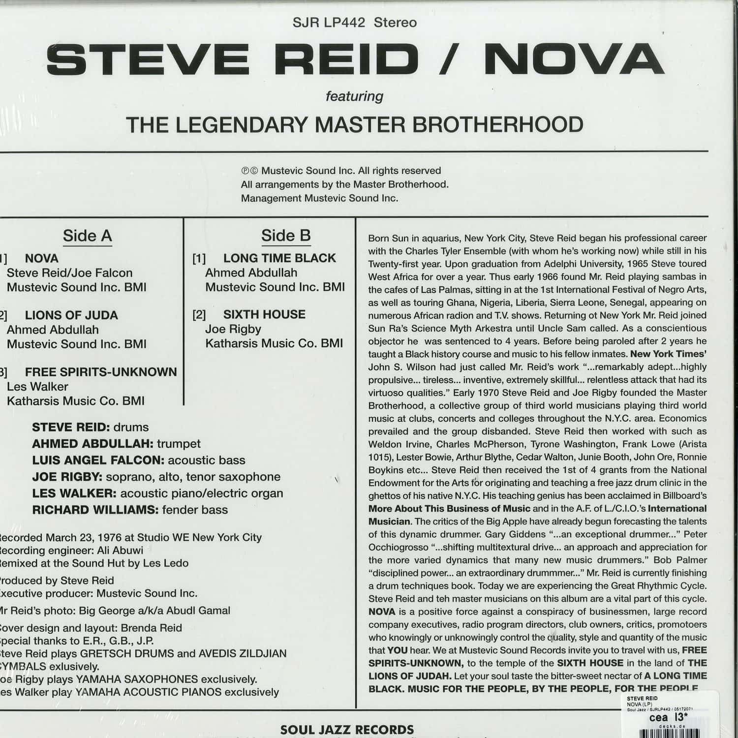 Steve Reid - NOVA