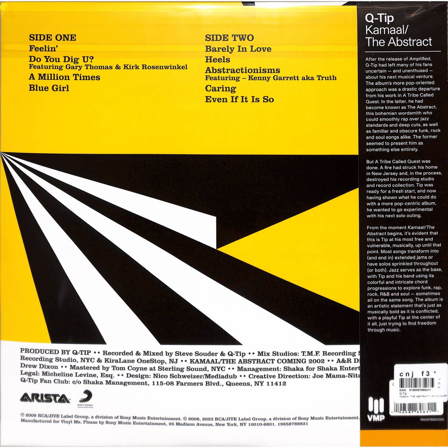 Q-tip / kamaal the abstract LPレコード KAMAAL THE ABSTRACT 