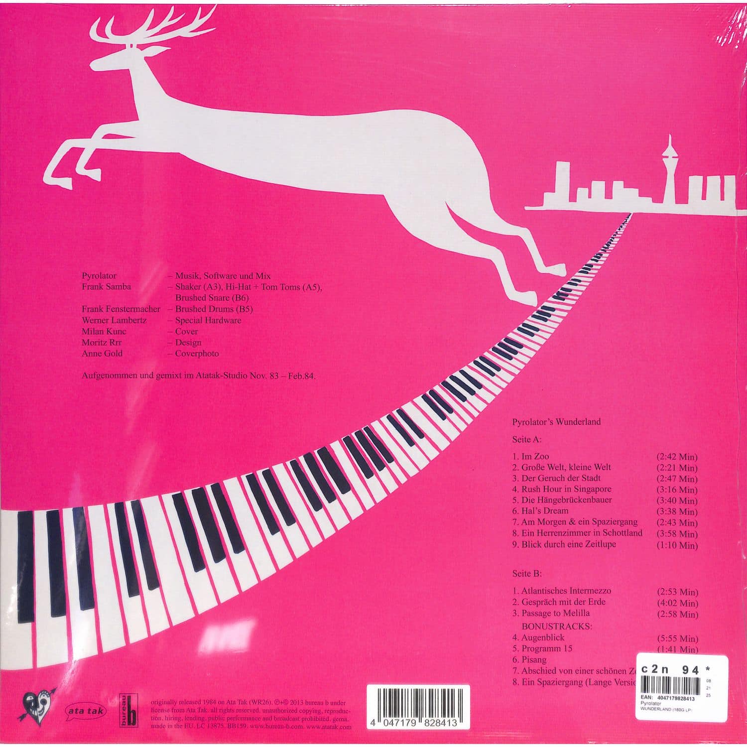 独LP Pyrolator Pyrolators Wunderland (180g) BB159 Bureau B /00260 Pyrolator - WUNDERLAND