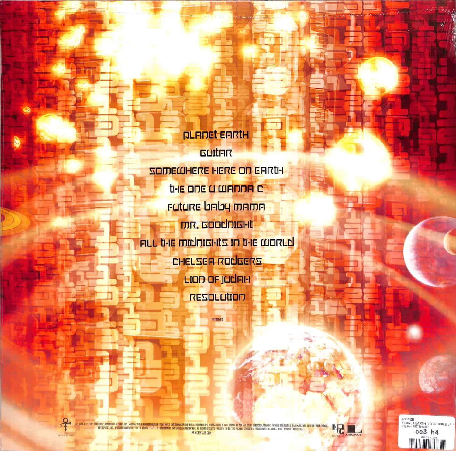 Prince - PLANET EARTH