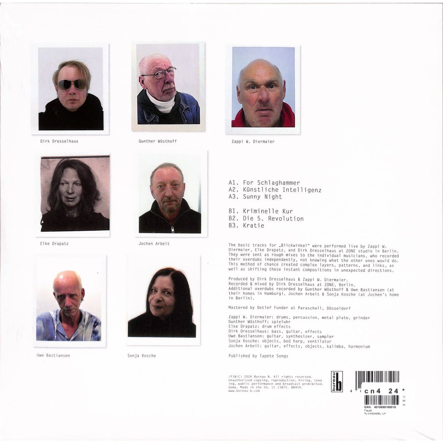 Faust - BLICKWINKEL / Bureau B / 05254941 | 12 Inch Vinyl kaufen