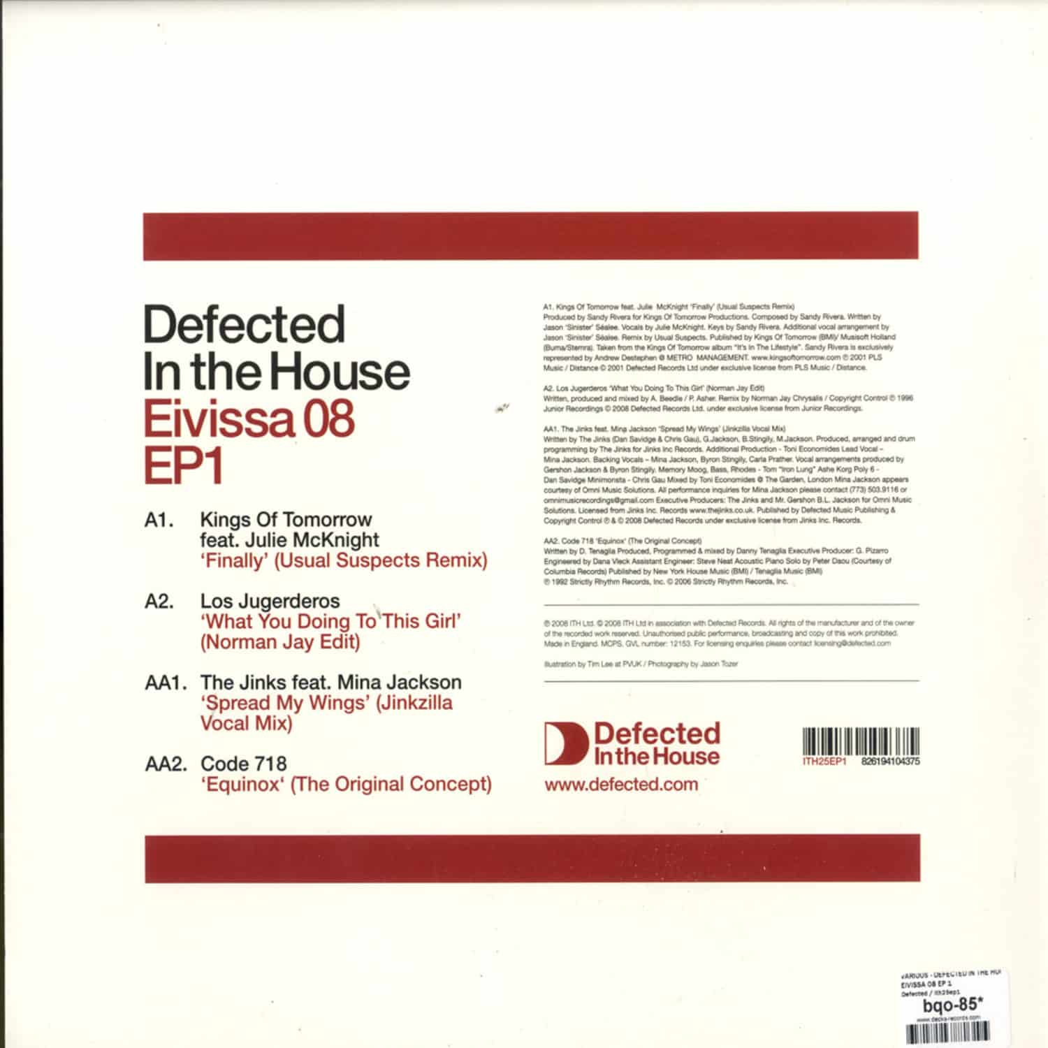 Various - Defected In The House - EIVISSA 08 EP 1
