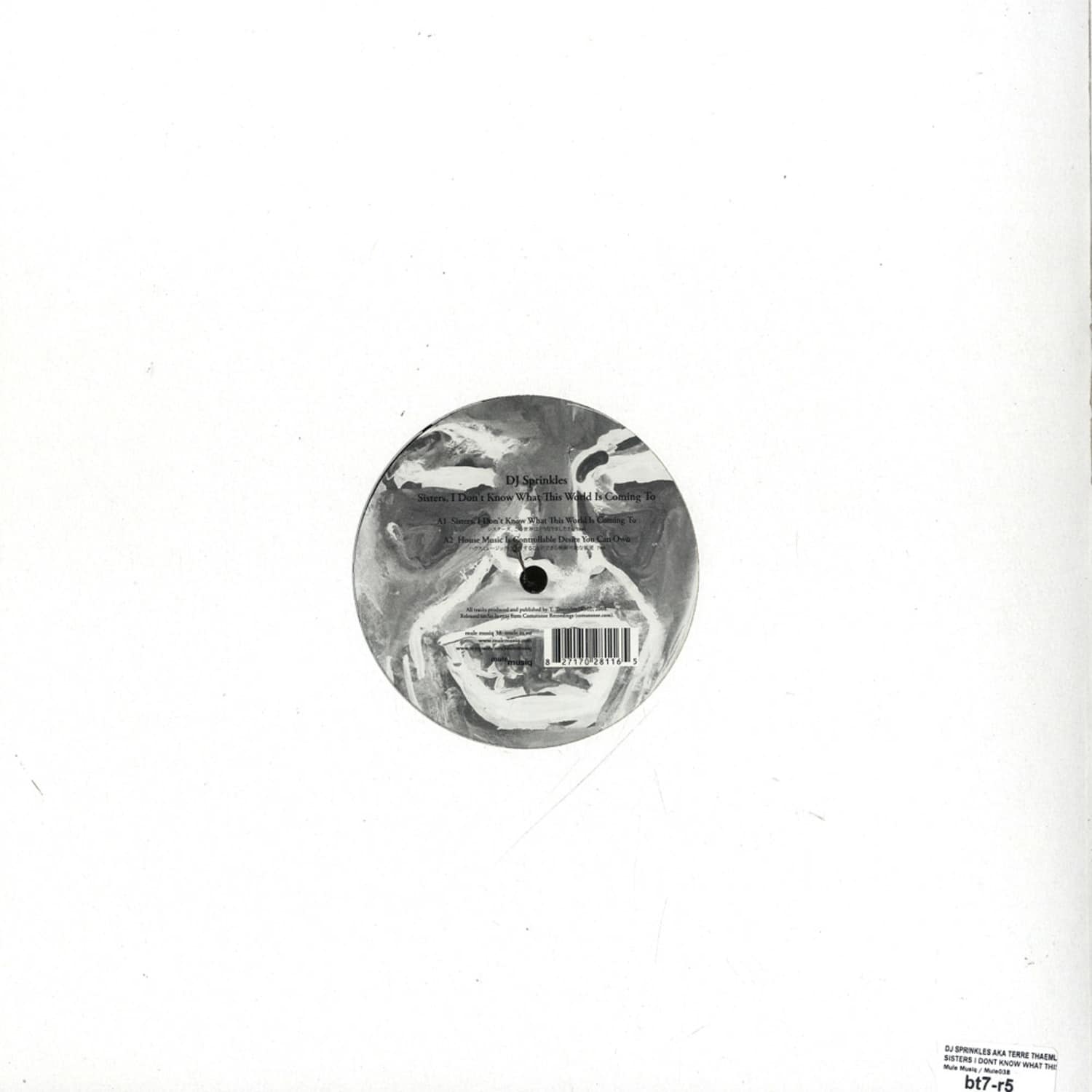 洋楽 CD DJ Sprinkles a.k.a. Terre Thaemlitz Terre Thaemlitz - Profile