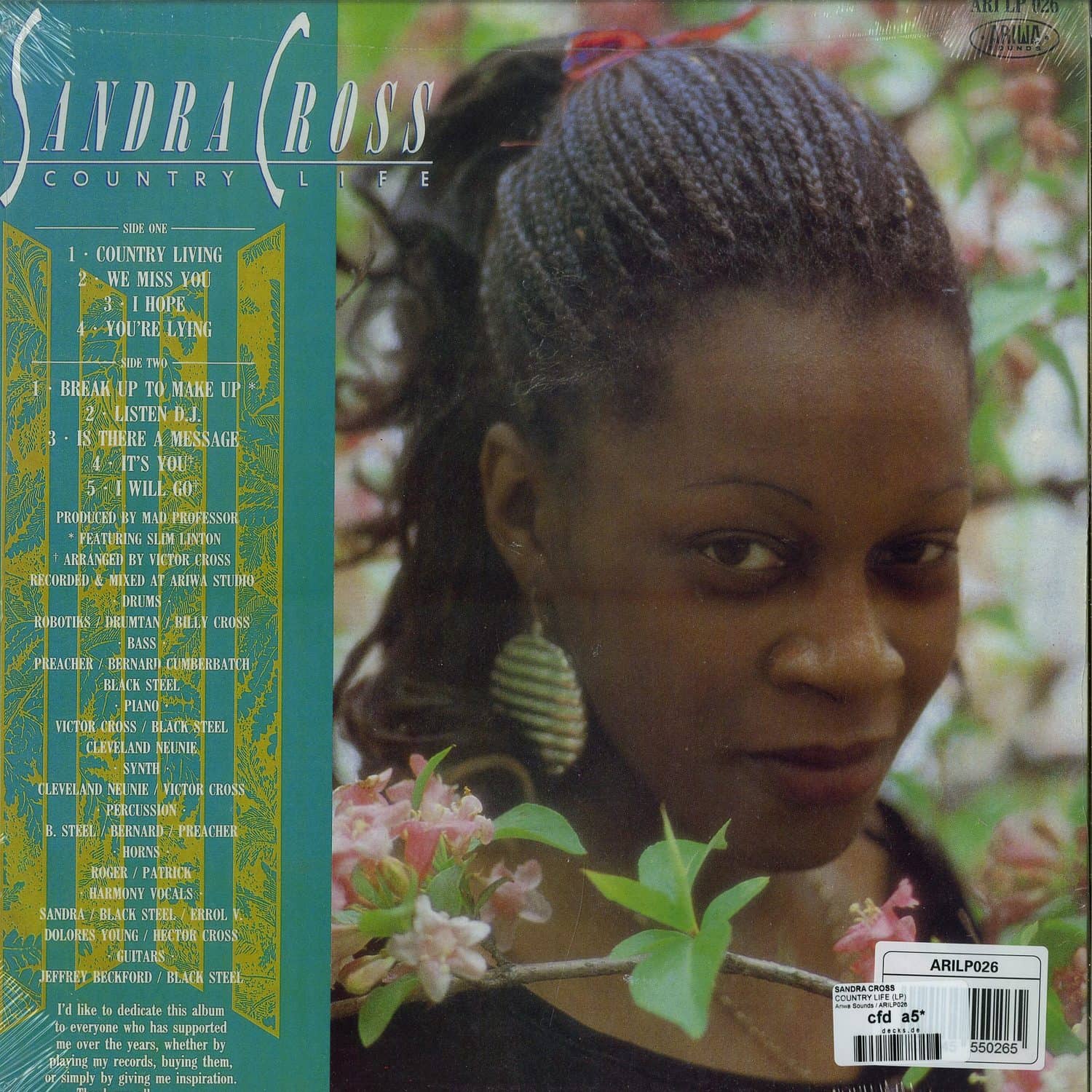 英LP Sandra Cross Country Life ARILP026 Ariwa /00260 Sandra Cross – Country Life | Releases | Discogs