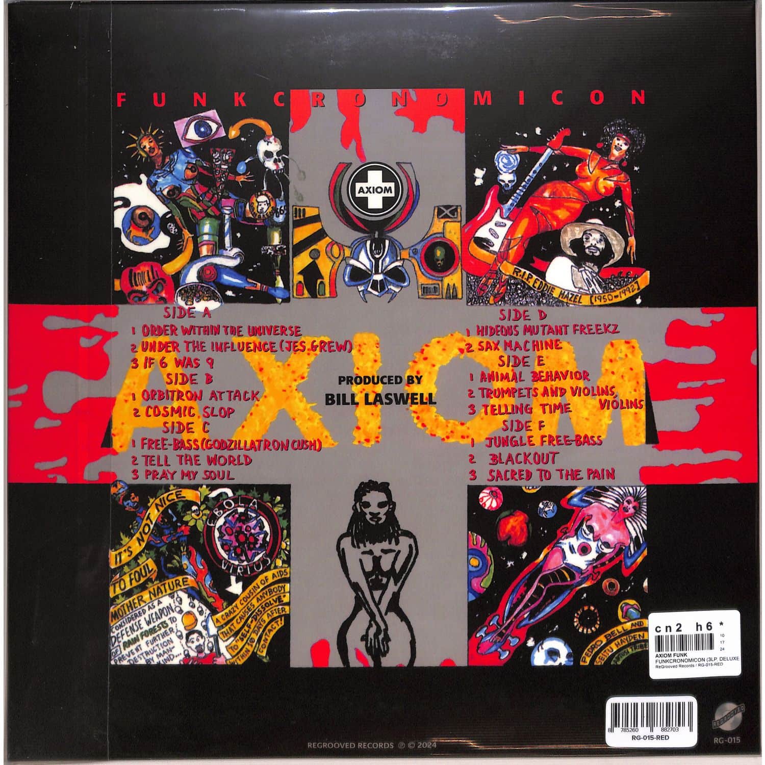 蘭3discs LP Axiom Funk Funkcronomicon RG015 Regrooved Records /00780 Axiom Funk - FUNKCRONOMICON