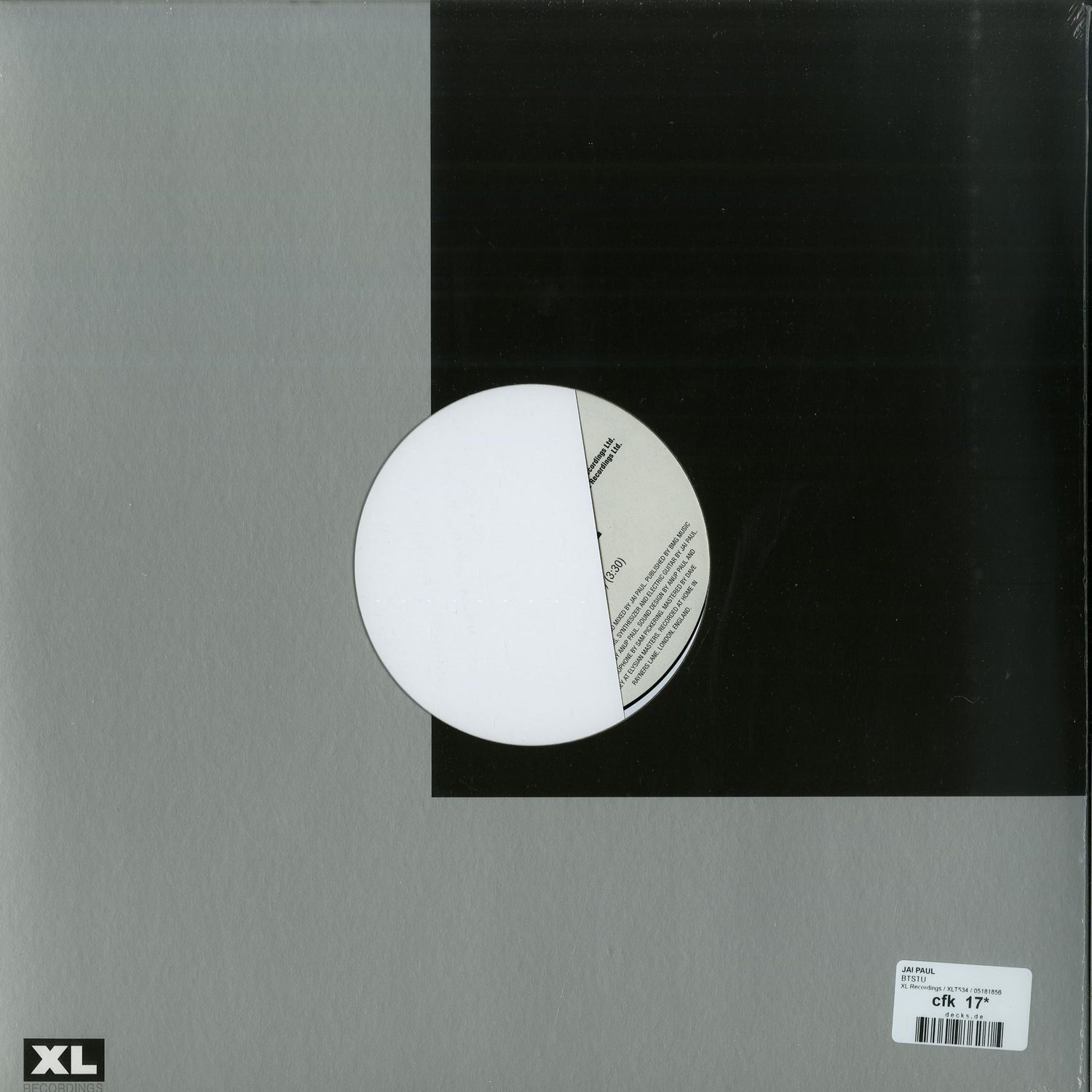 Vinyl | BTSTU: Remastered | Jai Paul