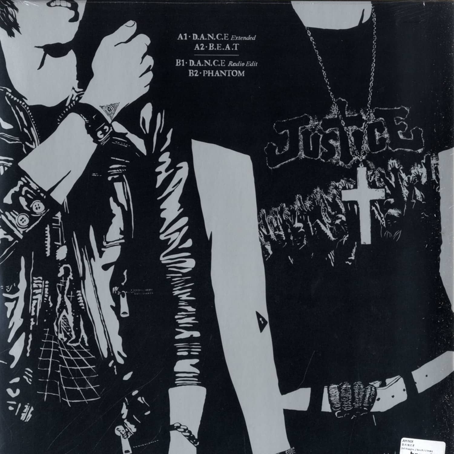 12\" Justice　D.A.N.C.E c/w B.E.A.T　ED01７ Justice - D.A.N.C.E. Ed Banger records.