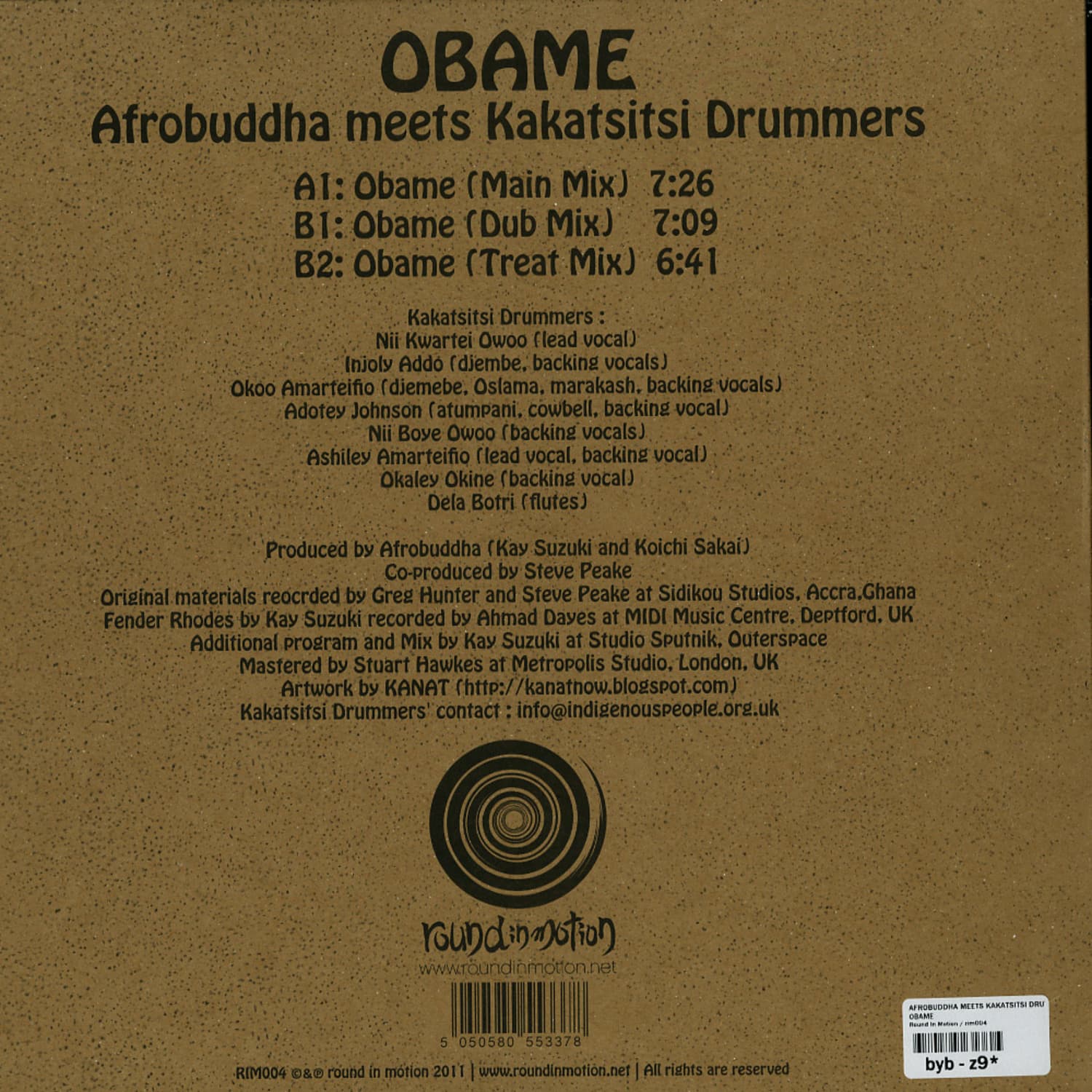 Afrobuddha Meets Kakatsitsi Drummers - OBAME