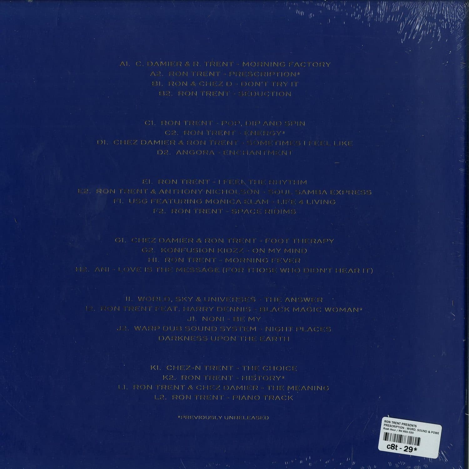 Ron Trent Presents - PRESCRIPTION : WORD, SOUND & POWER