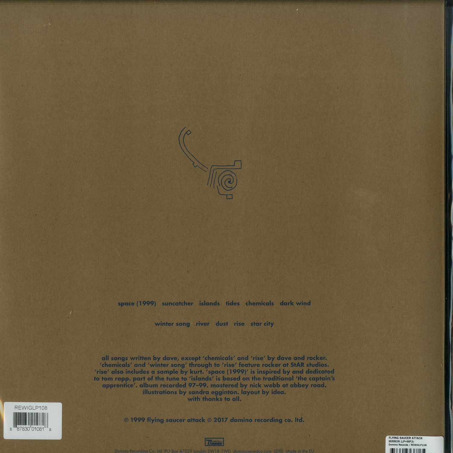 英LP Flying Saucer Attack Mirror REWIGLP108 Domino Recording Co. /00260 Lp Flying Saucer Attack Mirror Rewiglp108 Domino Recording
