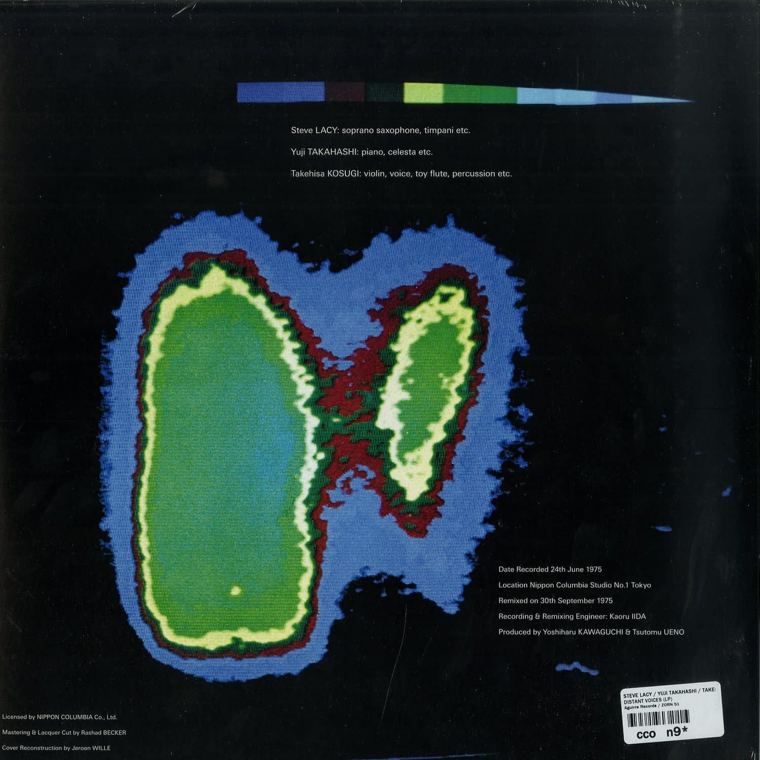 Lacy/Takahashi/Kosugi Distant Voicesレコード Lacy/Takahashi/Kosugi Distant Voicesレコード Steve Lacy