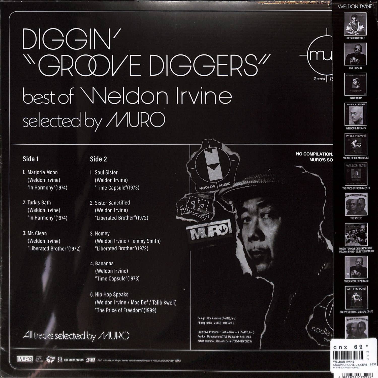 Weldon Irvine - DIGGIN GROOVE DIGGERS - BEST OF WELDON IRVINE
