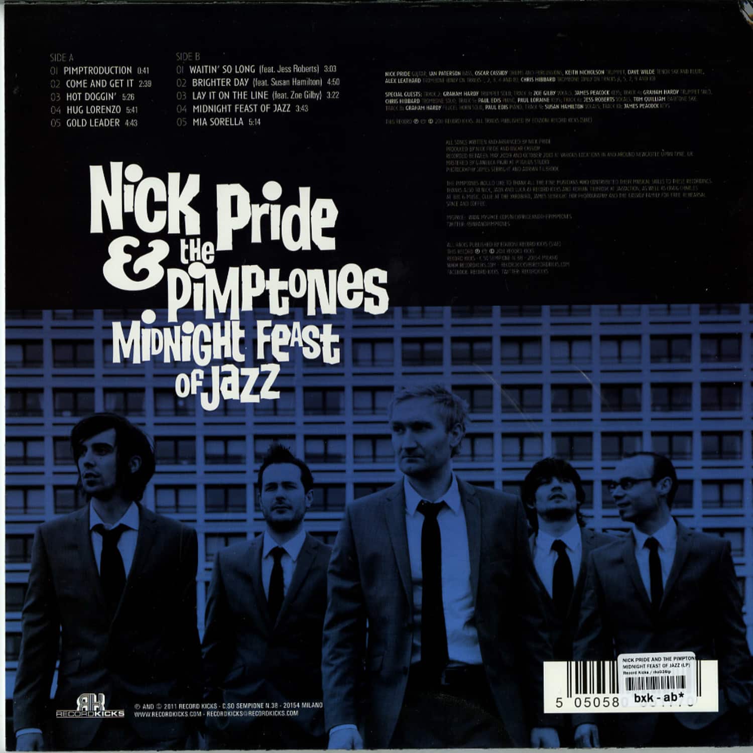 Nick Pride And The Pimptones Midnight Feast Of Jazz