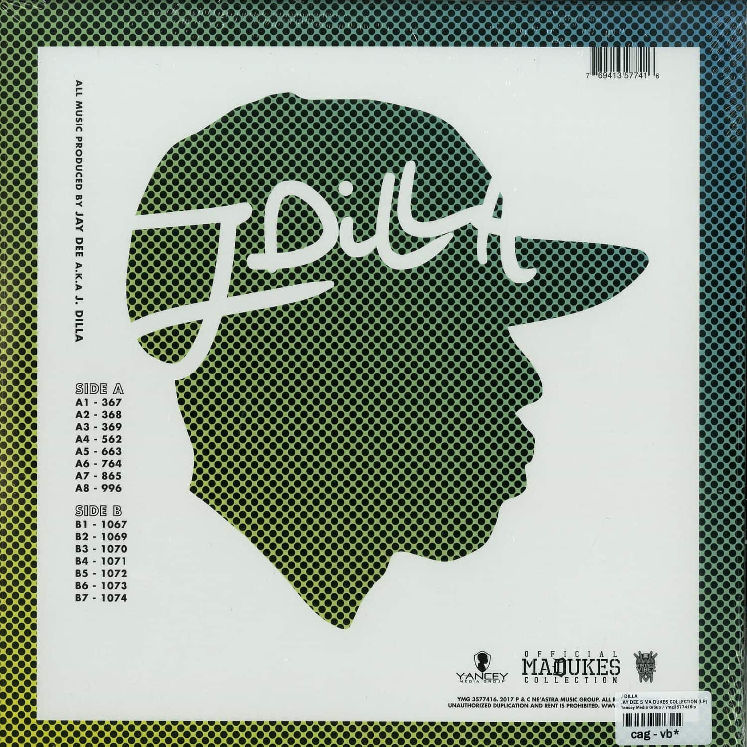 J Dilla - JAY DEES MA DUKES COLLECTION / Yancey Media Group