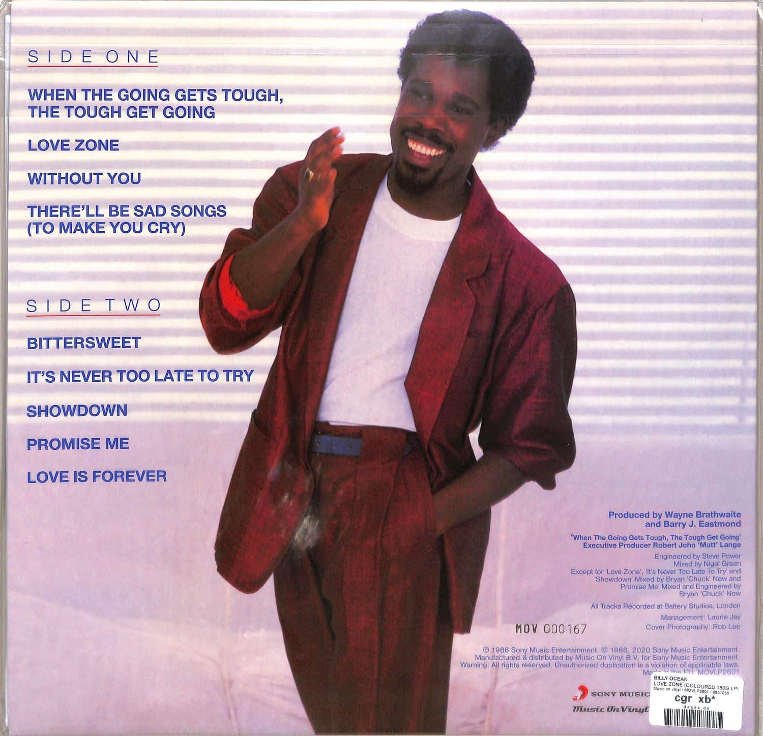 Billy Ocean - LOVE ZONE