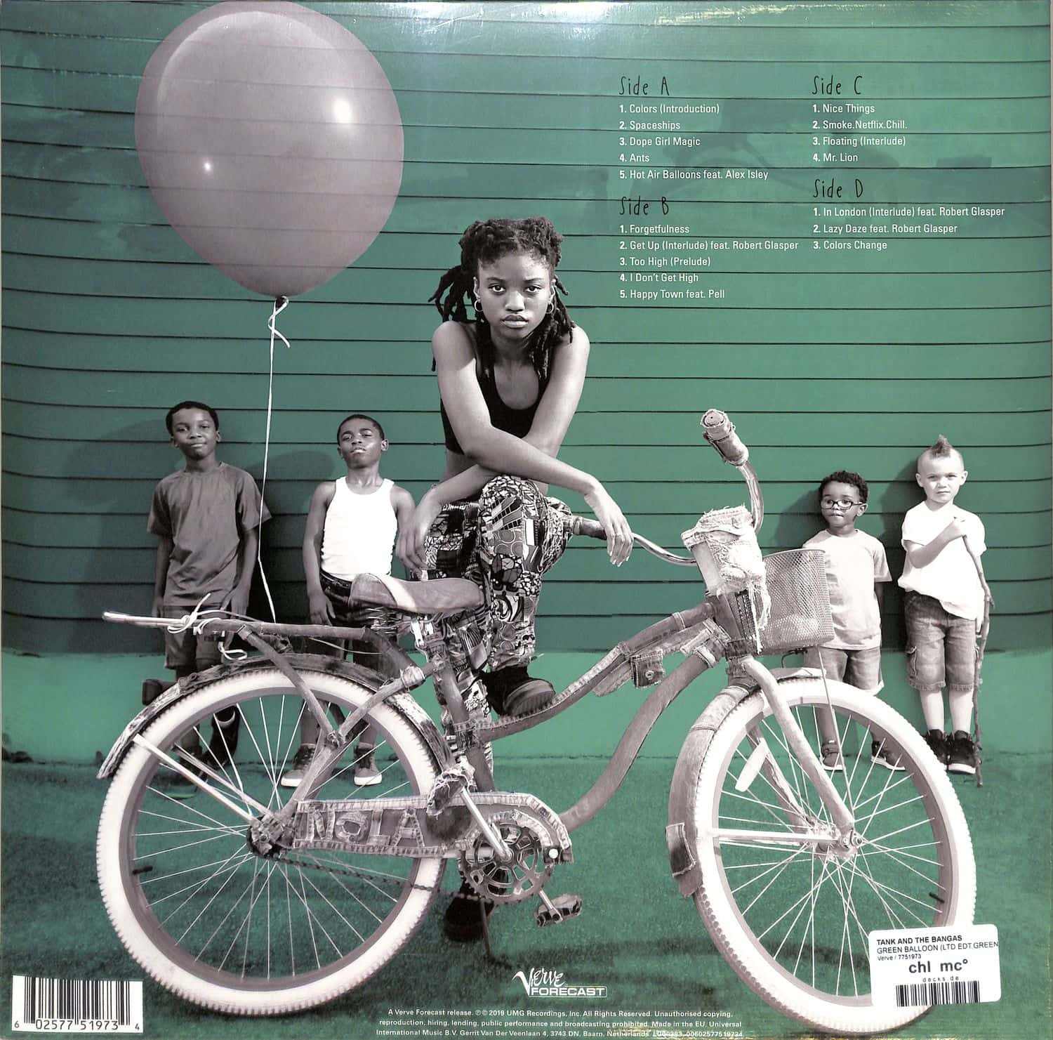 米2discs LP Tank &amp; The Bangas Green Balloon B002975301 VERVE FORECAST /00660 Tank and The Bangas | Green 2xVinyl LP | Green Balloon