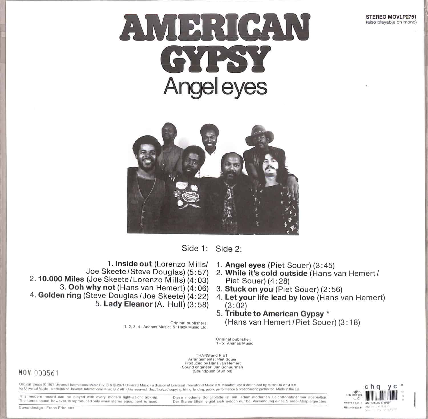 American Gypsy - ANGEL EYES