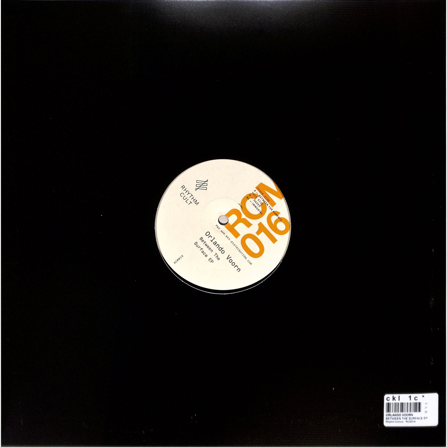 Orlando Voorn / Between the Surface EP Orlando Voorn / Between the Surface EP