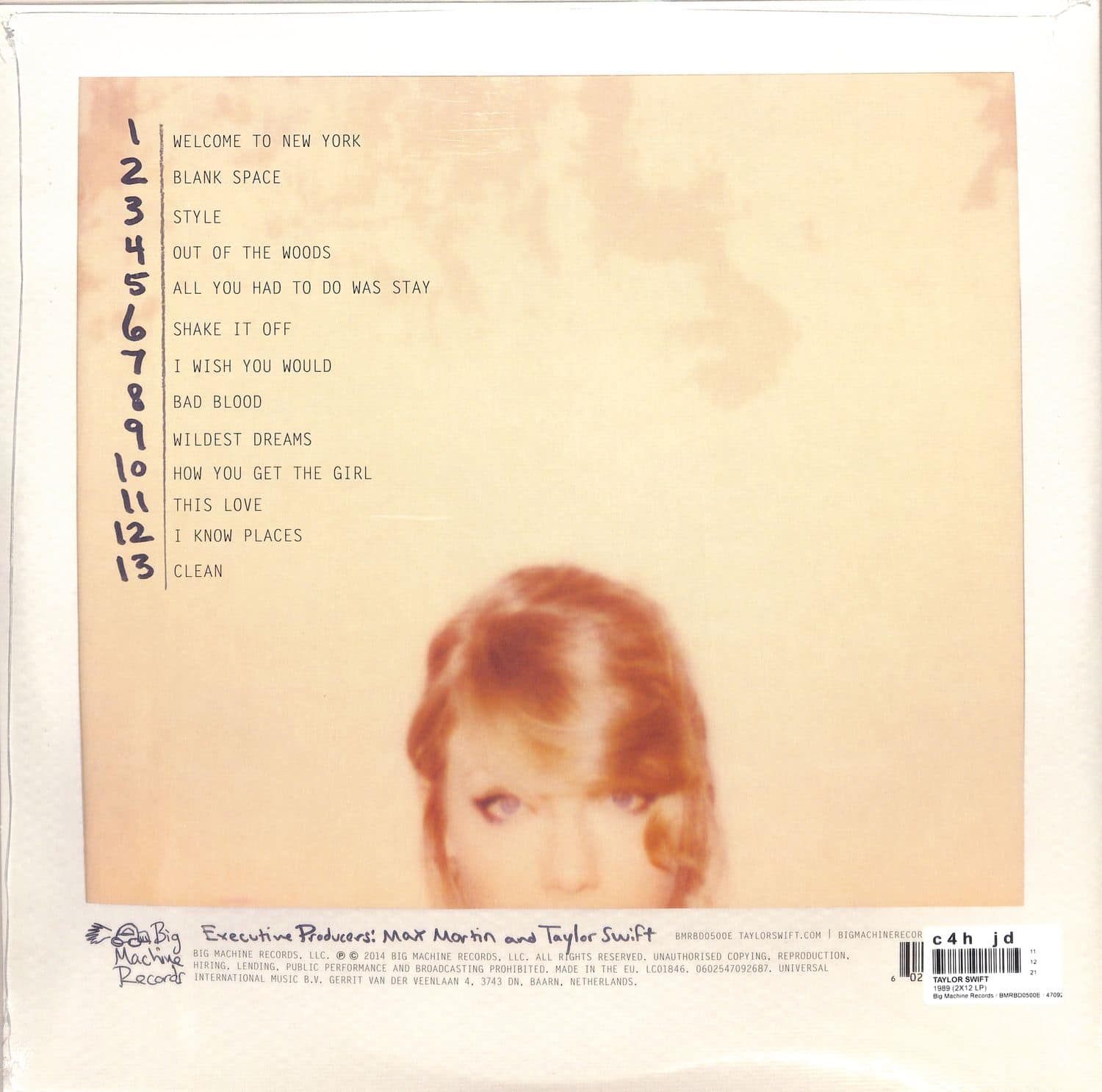 Taylor Swift - 1989 / Big Machine Records / BMRBD0500E / 4709268