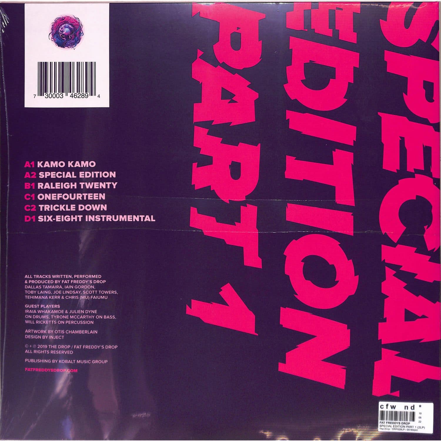 ニュージーランド2LP Fat Freddys Drop Special Edition Part 1 DRP028 The Drop /00520 Fat Freddy's Drop – Special Edition Part 1 – 2 x Vinyl (12