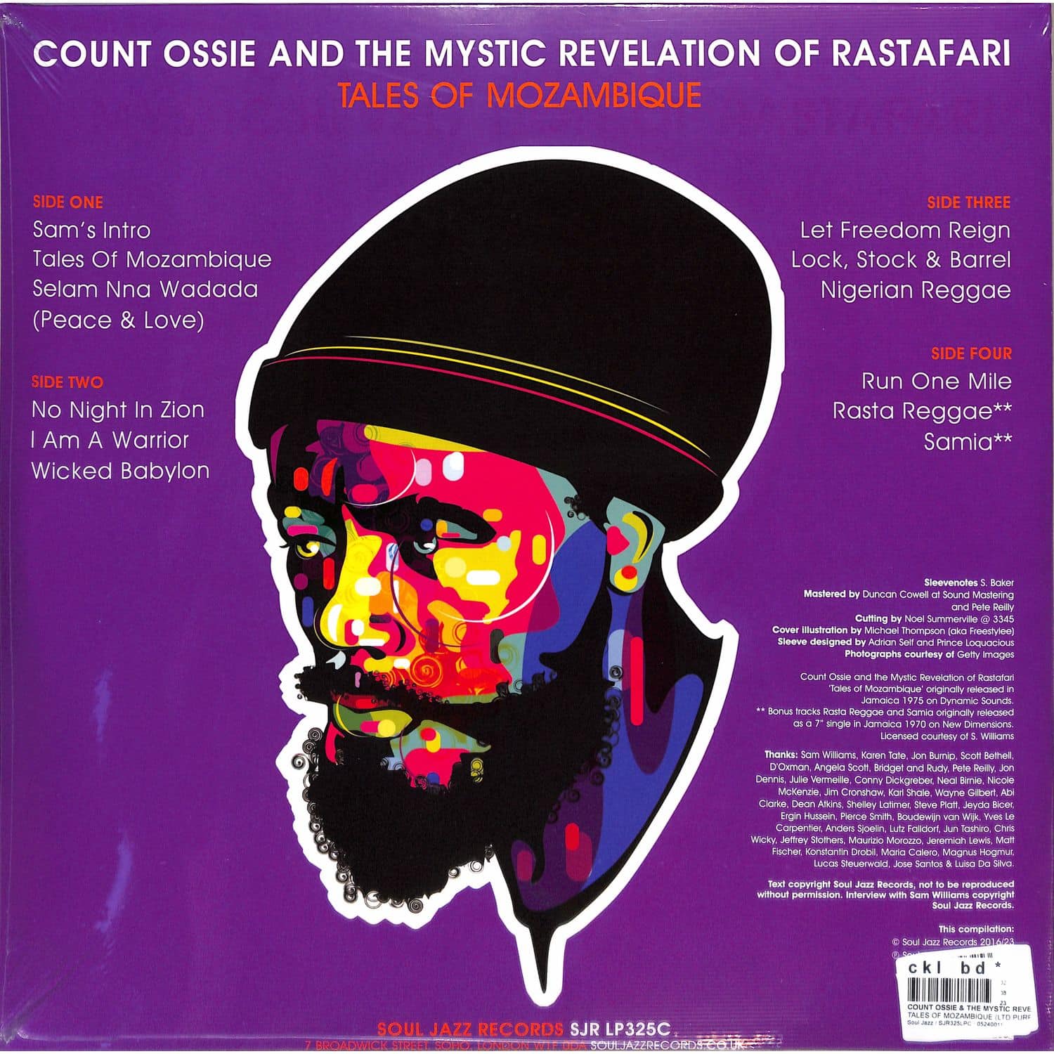 英LP Count Ossie &amp; The Mystic Revel Tales Of Mozambique (2LP+MP3) SJRLP325C Soul Jazz Records UK /00480 英LP Count Ossie & The Mystic Revel Tales Of Mozambique (2LP