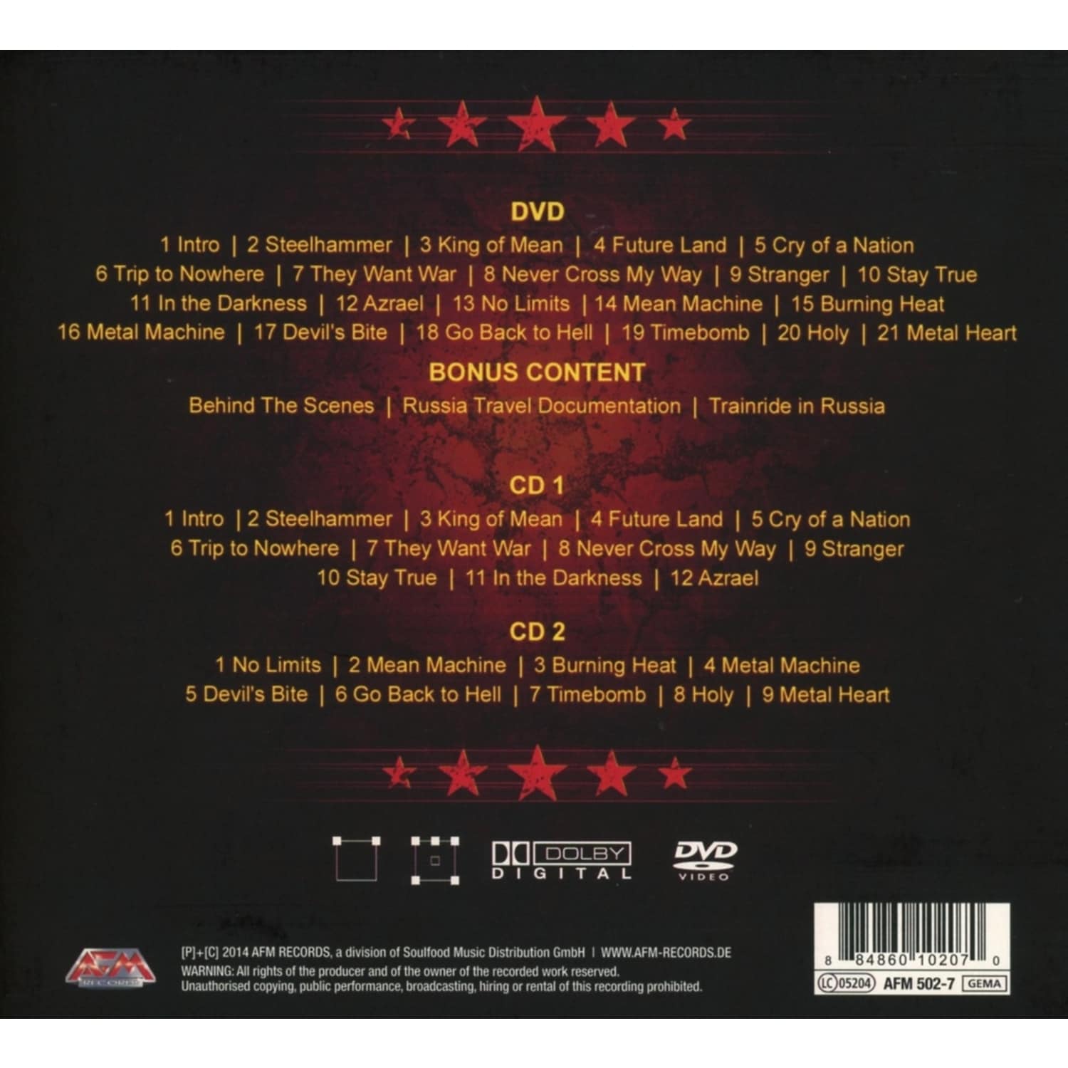 Steelhammer-Live From Moscow - U.D.O.
