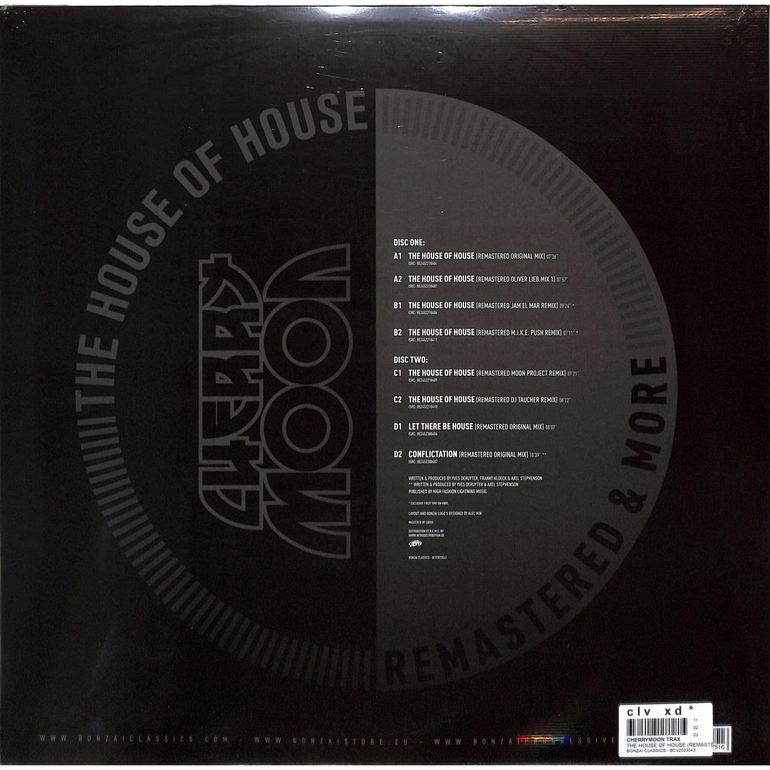 Cherrymoon Trax - THE HOUSE OF HOUSE