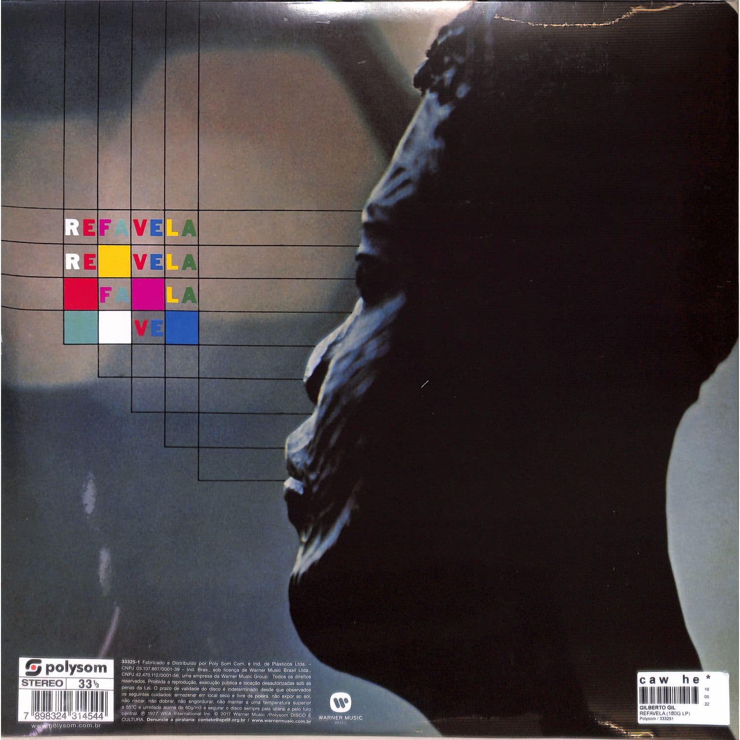 BRA盤77年オリジ！再生良好！Gilberto Gil/Refavela BRA盤77年オリジ！再生良好！Gilberto Gil/Refavela - メルカリ